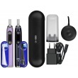 BRAUN ORAL-B ELECTRIC TOOTHBRUSH IO 9N SET DUO BLACK ONYX & ROSE QUARTZ