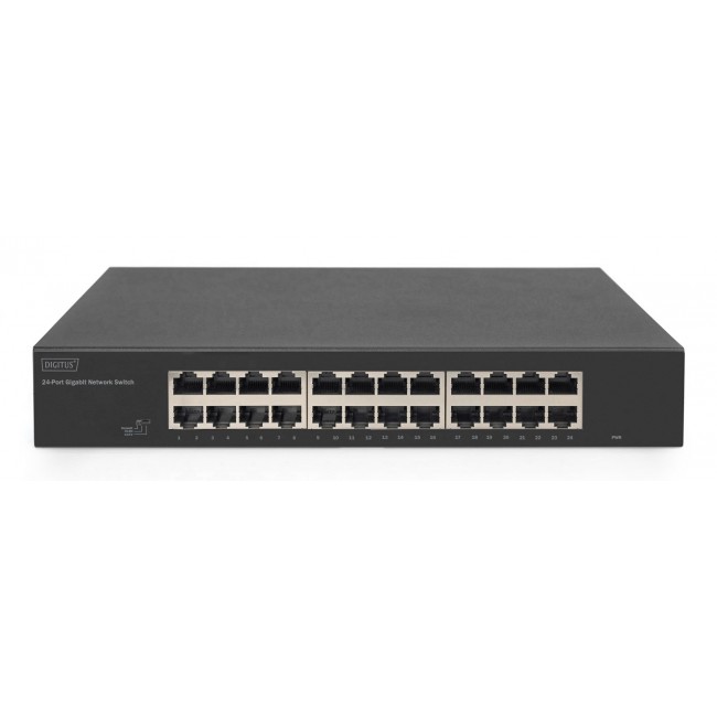 Digitus 24-port Gigabit switch, 19-inch, unmanaged