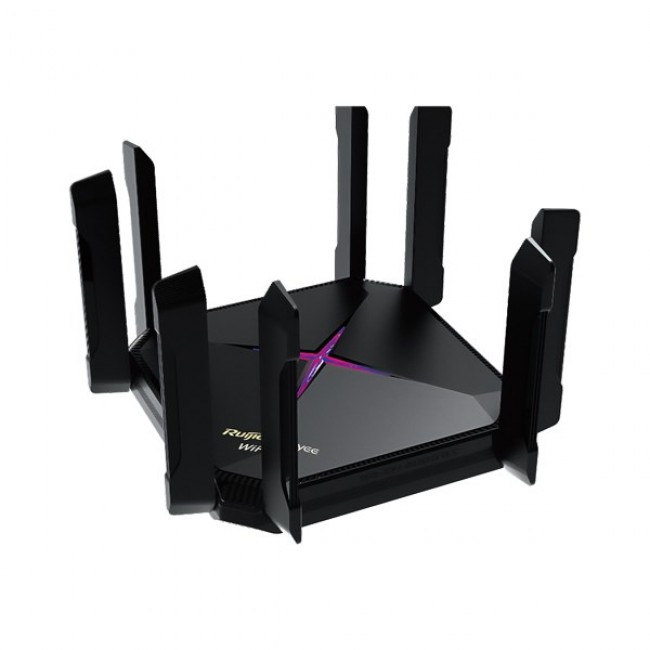 Ruijie Networks RG-EW6000GX wireless router 2.5 Gigabit Ethernet Dual-band (2.4 GHz / 5.8 GHz) Black