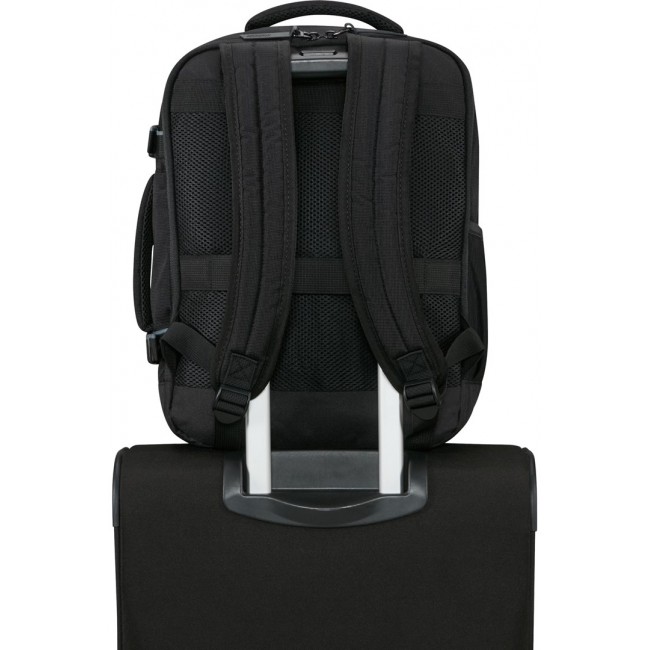 American Tourister Casual Ms backpack Casual backpack Black Recycled polyethylene terephthalate (rPET)