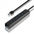 AXAGON HUE-SA7BP - hub - 7 porte