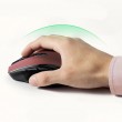 Ugreen MU006 wireless optical mouse USB 2.4 GHz / Bluetooth 5.0 4000 DPI red