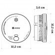 Set of two smoke detectors 2030-DSR3 KIDDE Set of two smoke detectors 2030-DSR3 KIDDE