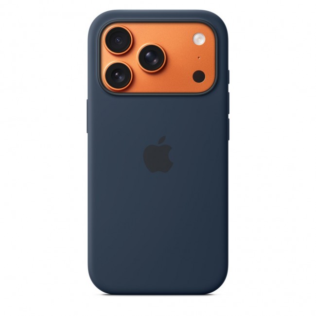 Apple iPhone 17 Pro Silicone Case with MagSafe Midnight Apple iPhone 17 Pro Silicone Case with MagSafe Midnight
