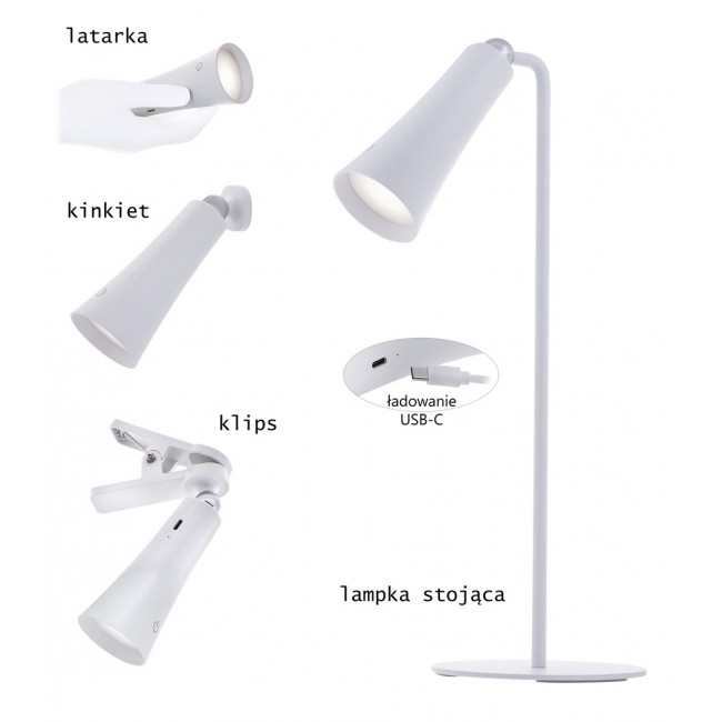 Activejet Multifunctional lamp AJE-IDA 4IN1