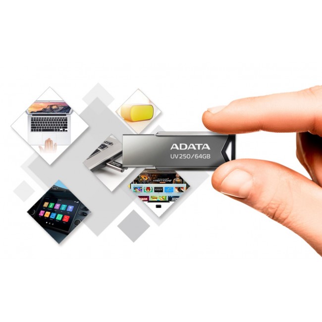 ADATA UV250 USB flash drive 32 GB USB Type-A 2.0 Silver