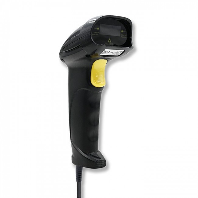 Qoltec 50876 Laser scanner 1D | USB | Black