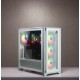 Corsair iCUE 4000X RGB Midi Tower White Corsair iCUE 4000X RGB Midi Tower White