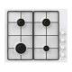 Candy Idea CHW6LWW White Built-in 60 cm Gas 4 zone(s)
