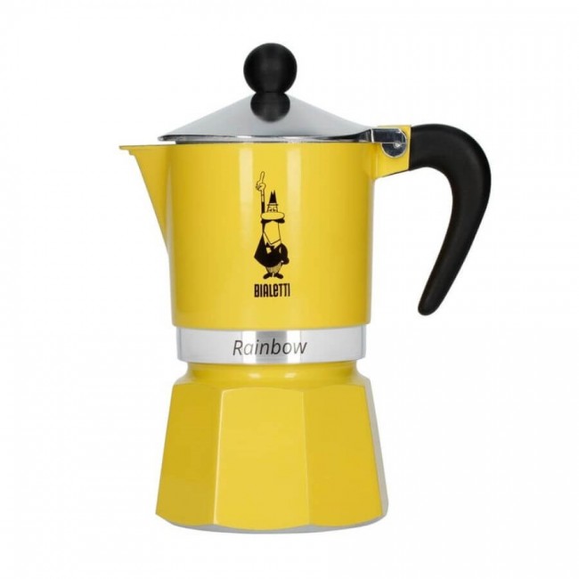 Bialetti Rainbow 3TZ yellow cafe 140 ml Bialetti Rainbow 3TZ yellow cafe 140 ml