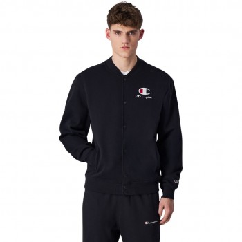 Men's Champion Bomber Sweatshirt black 220269 KK001 M