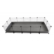 C&C modular cage 5x2 pig rabbit hedgehog silver 180 x 75 x 37 cm C&C modular cage 5x2 pig rabbit hedgehog silver 180 x 75 x 37 cm