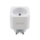 SAVIO WI-FI smart socket, 16A, AS-01, White SAVIO WI-FI smart socket, 16A, AS-01, White