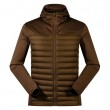 Men's Berghaus Hooded Hybrid Jacket size M brown