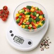 Esperanza EKS007 Kitchen scale with a bowl. White Electronic kitchen scale Esperanza EKS007 Kitchen scale with a bowl. White Electronic kitchen scale