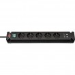 Brennenstuhl Bremounta power extension 3 m 5 AC outlet(s) Indoor Black