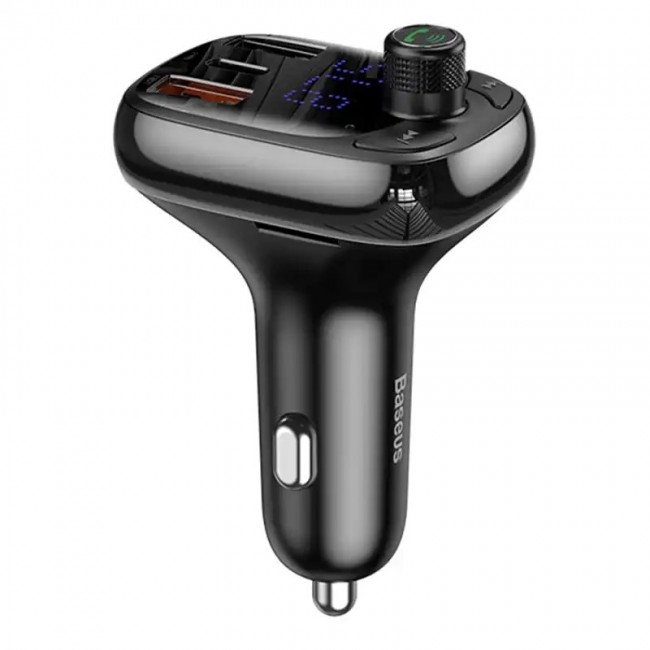 Baseus CCMT000101 FM transmitter 87.5 - 108 MHz Bluetooth Black Baseus CCMT000101 FM transmitter 87.5 - 108 MHz Bluetooth Black