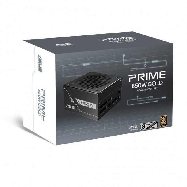 ASUS Prime -850G power supply unit 850 W 20+4 pin ATX ATX Black