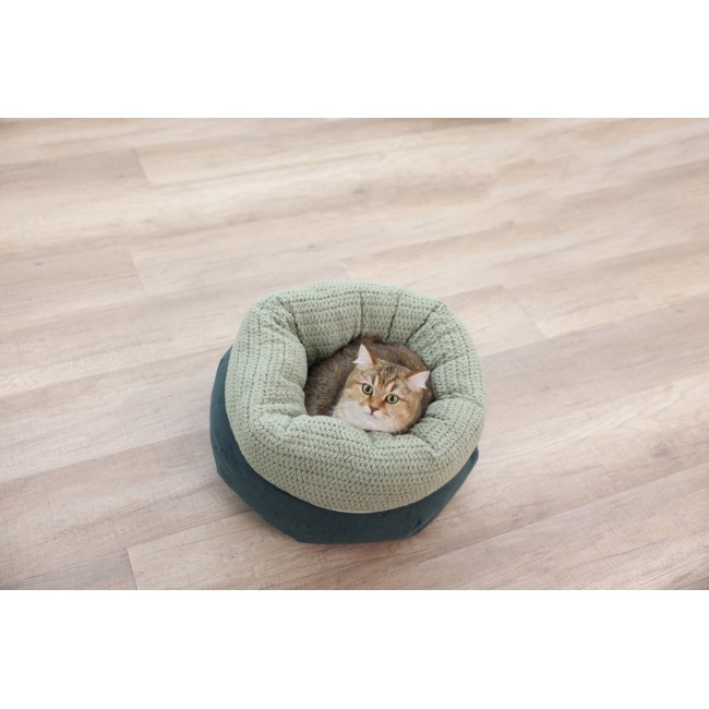 Kerbl Snuggle Anne Green - Cat Bed - 23x40 cm