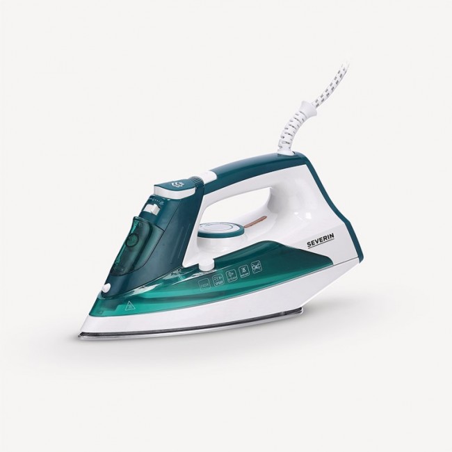 Severin BA 3261 iron Steam iron Ceramic soleplate 2400 W White, Green