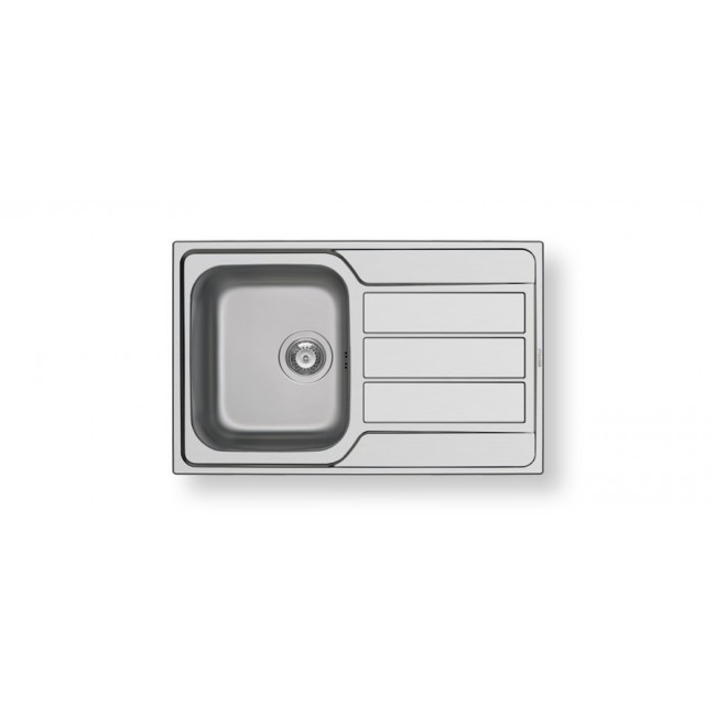 PYRAMIS 100178701 kitchen sink Flush-mounted sink Rectangular Stainless steel