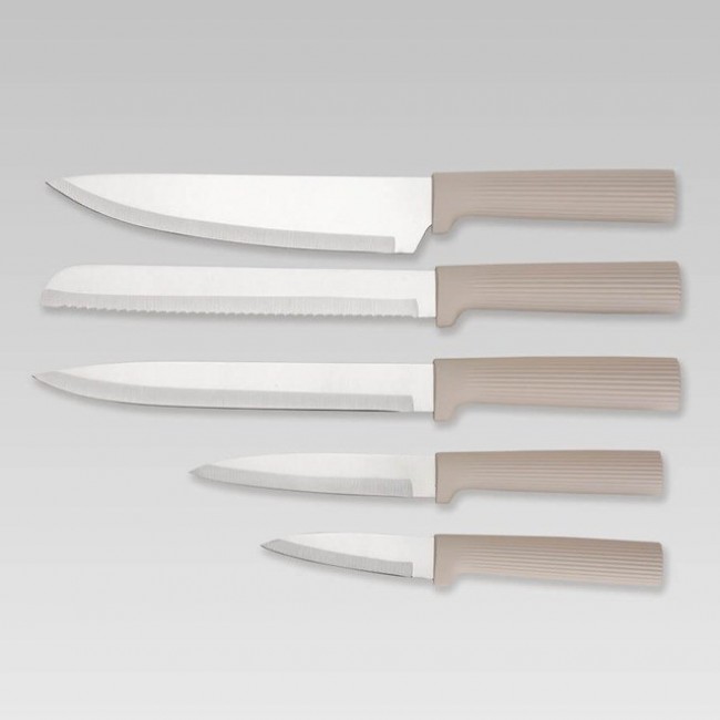 Maestro MR-1412-BEIGE Knife set with block + Cutting board set Beige Maestro MR-1412-BEIGE Knife set with block + Cutting board set Beige