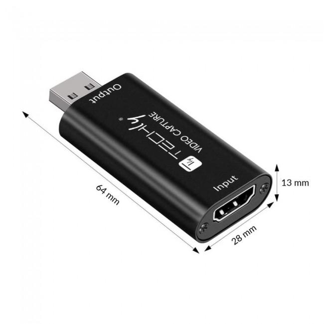 Techly I-USB-VIDEO-1080TY video signal converter 1920 x 1080 pixels Techly I-USB-VIDEO-1080TY video signal converter 1920 x 1080 pixels