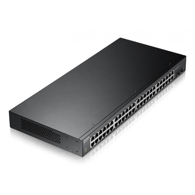 Zyxel GS1900-48HPv2 Managed L2 Gigabit Ethernet (10/100/1000) Power over Ethernet (PoE) Black Zyxel GS1900-48HPv2 Managed L2 Gigabit Ethernet (10/100/1000) Power over Ethernet (PoE) Black