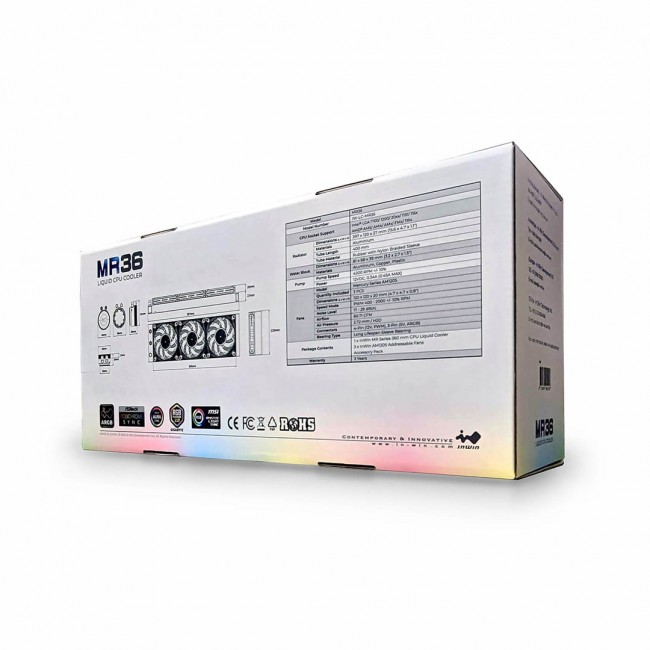 In Win IW-LC-MR36 computer cooling system Processor Liquid cooling kit 12 cm Black