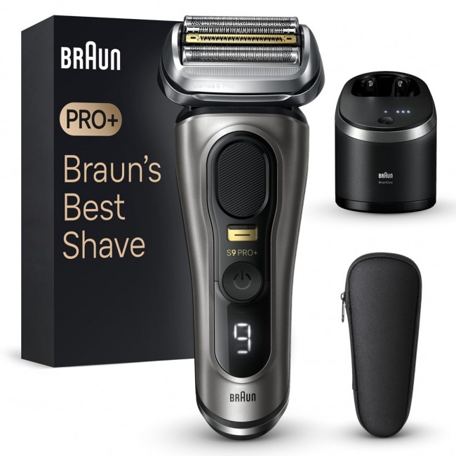 Braun Series 9 Pro+ 9565cc Wet & Dry Foil shaver Trimmer Metallic Braun Series 9 Pro+ 9565cc Wet & Dry Foil shaver Trimmer Metallic