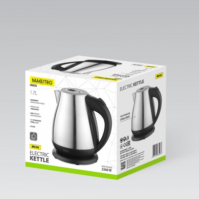 Maestro MR-036 Electric Kettle 1,7 L