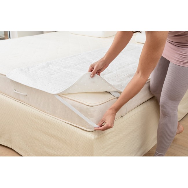 Heated mattress pad Medisana HU 662 Oeko-Tex standard 100 W White (150x80cm)