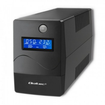 Qoltec Monolith uninterruptible power supply (UPS) Double-conversion (Online) 0.45 kVA 240 W 2 AC outlet(s) Qoltec Monolith uninterruptible power supply (UPS) Double-conversion (Online) 0.45 kVA 240 W 2 AC outlet(s)