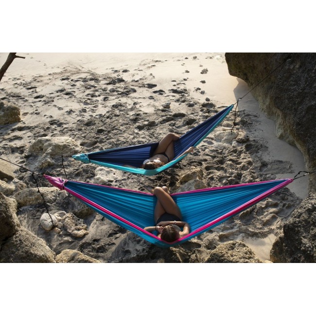 Ticket To The Moon TRAVEL HAMMOCK - King Size Hanging hammock 2 person(s) Nylon Dark Green, Green