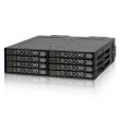 Icy Dock MB998SP-B disk array 0 TB Black