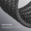 UNITEK 8K Braided Nylon 1M HDMI cable HDMI Type A (Standard) Grey