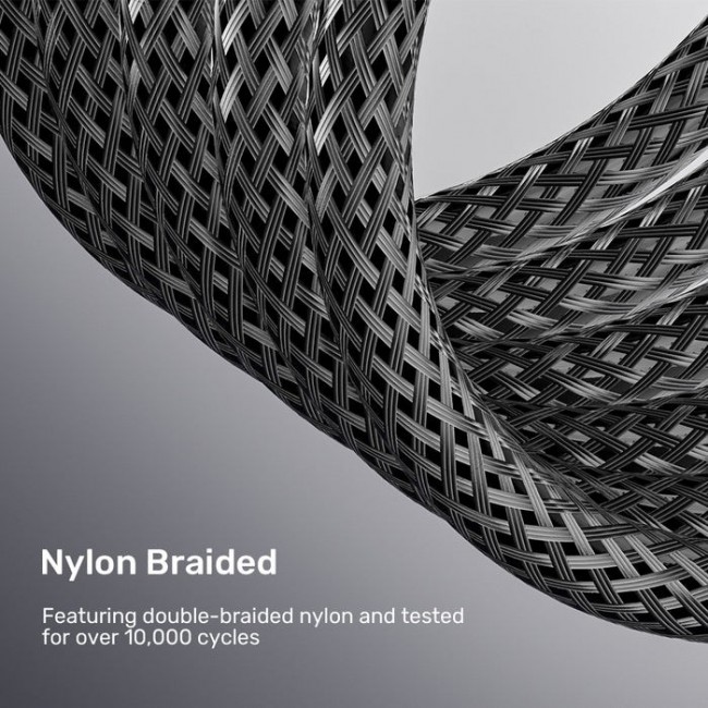 UNITEK 8K Braided Nylon 1M HDMI cable HDMI Type A (Standard) Grey
