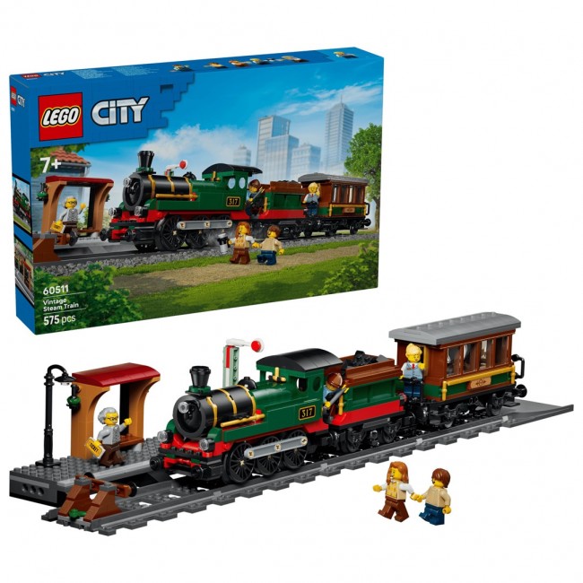 LEGO CITY 60511 Vintage Steam Train