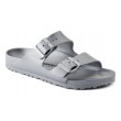 Birkenstock Arizona Essentials Sandals Unisex Metallic, Silver