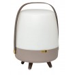 Kooduu Lite-up Play 2.0 Mono portable speaker Beige, White, Wood 10 W