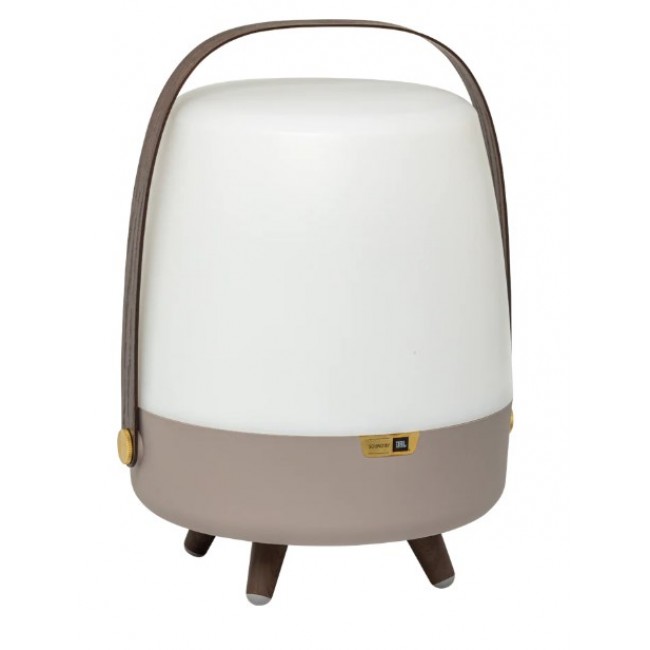 Kooduu Lite-up Play 2.0 Mono portable speaker Beige, White, Wood 10 W