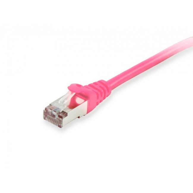 Equip Cat.6A S/FTP Patch Cable, Pink, 30m