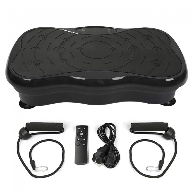 Extralink Moonwalk Spin Move Platofrma Wibracyjna do Cwiczen Fitness 200W czarna
