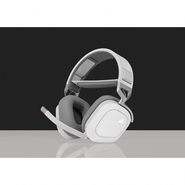 Corsair HS80 RGB Headset Wireless Head-band Gaming White Corsair HS80 RGB Headset Wireless Head-band Gaming White