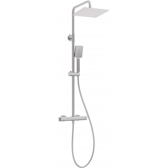 Rain shower with thermostatic shower mixer Rain shower with thermostatic shower mixer