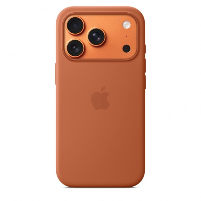 Apple iPhone 17 Pro Silicone Case with MagSafe Orange
