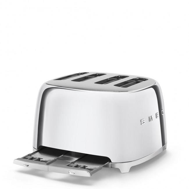 Smeg 50's Style Toaster TSF03SSEU Steel
