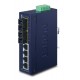 PLANET ISW-621TS15 network switch Unmanaged L2 Fast Ethernet (10/100) Blue