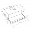Akpo WK-7 Light 50 cooker hood Semi built-in (pull out) Stainless steel Akpo WK-7 Light 50 cooker hood Semi built-in (pull out) Stainless steel