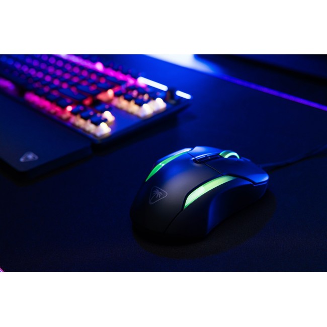 Turtle Beach Kone II Ash Black Wired Ergonomic RGB Gaming Mouse, 26K DPI Optical Sensor, 100M Click Life Optical Switches, 23 Customizable Inputs, 4D Scroll Wheel, Pure PTFE glides Turtle Beach Kone II Ash Black Wired Ergonomic RGB Gaming Mouse, 26K DPI Optical Sensor, 100M Click Life Optical Switches, 23 Customizable Inputs, 4D Scroll Wheel, Pure PTFE glides